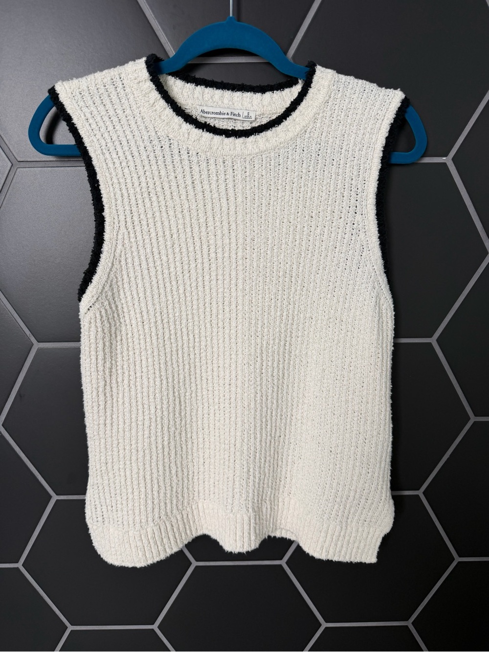 Abercrombie & Fitch Textural Crew Sweater Shell Tank